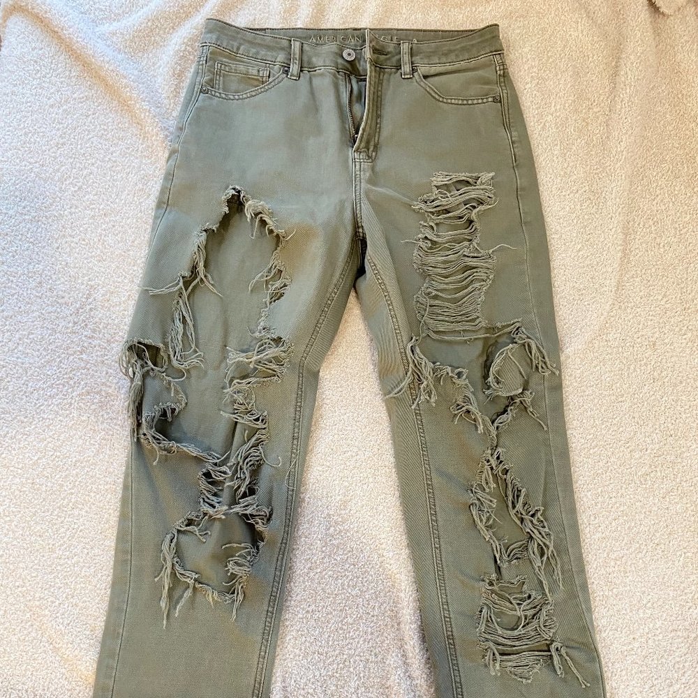 American Eagle ripped jeans
